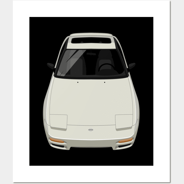 240SX SE First gen S13 1989-1994 - Ivory White Wall Art by jdmart